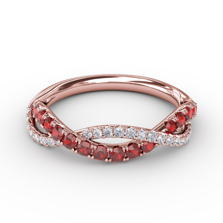 Infinite Love Ruby and Diamond Ring