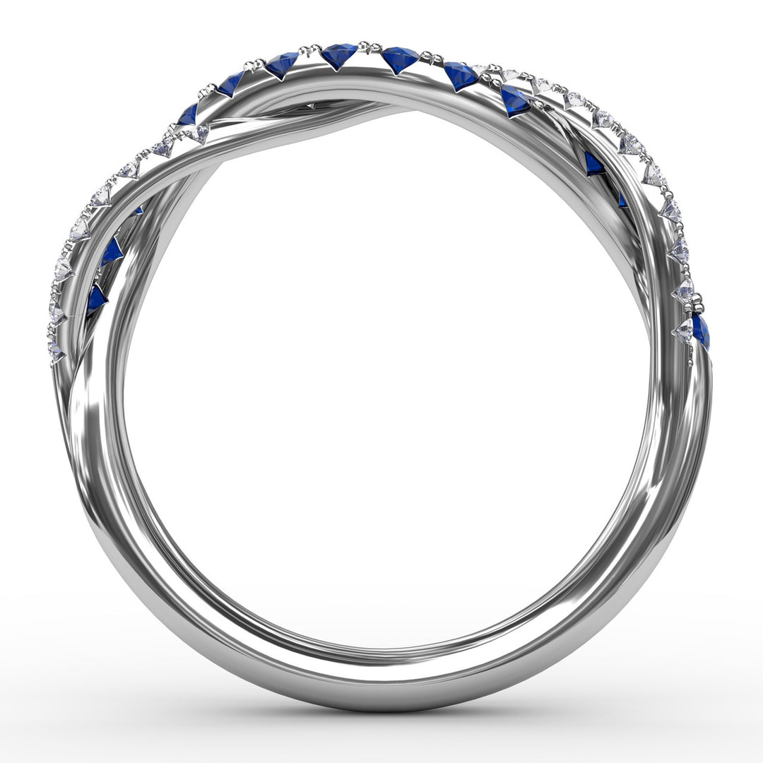 Infinite Love Sapphire and Diamond Ring