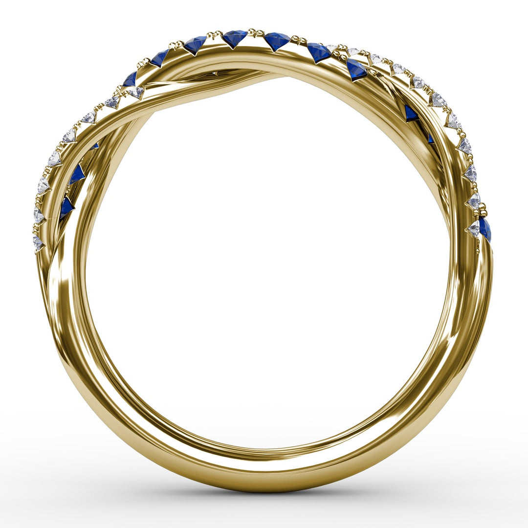 Infinite Love Sapphire and Diamond Ring