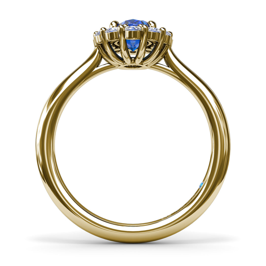 Dazzling Sapphire and Diamond Ring
