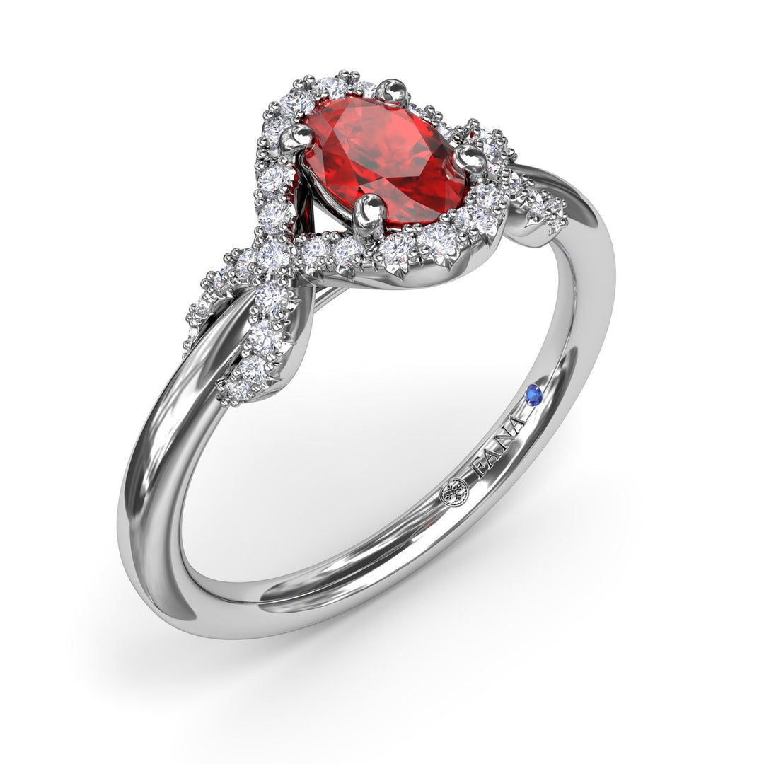 Love Knot Ruby Ring