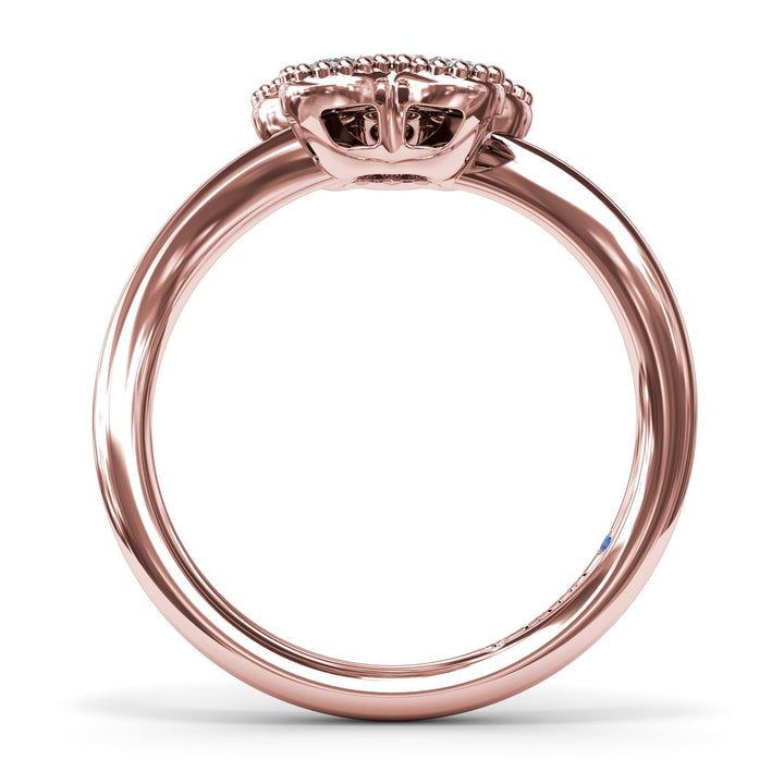 Magnolia Wave Diamond Ring