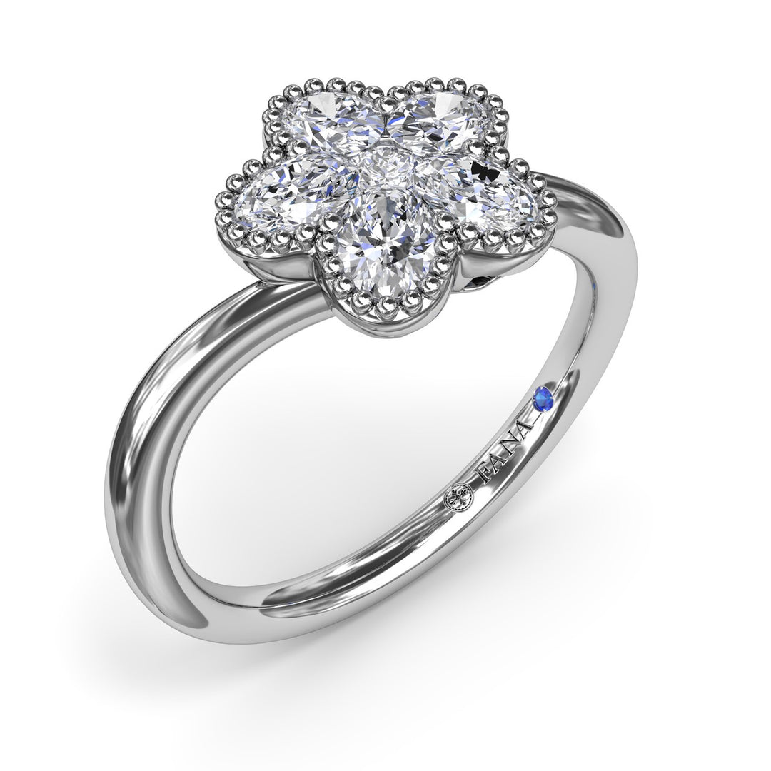 Magnolia Wave Diamond Ring