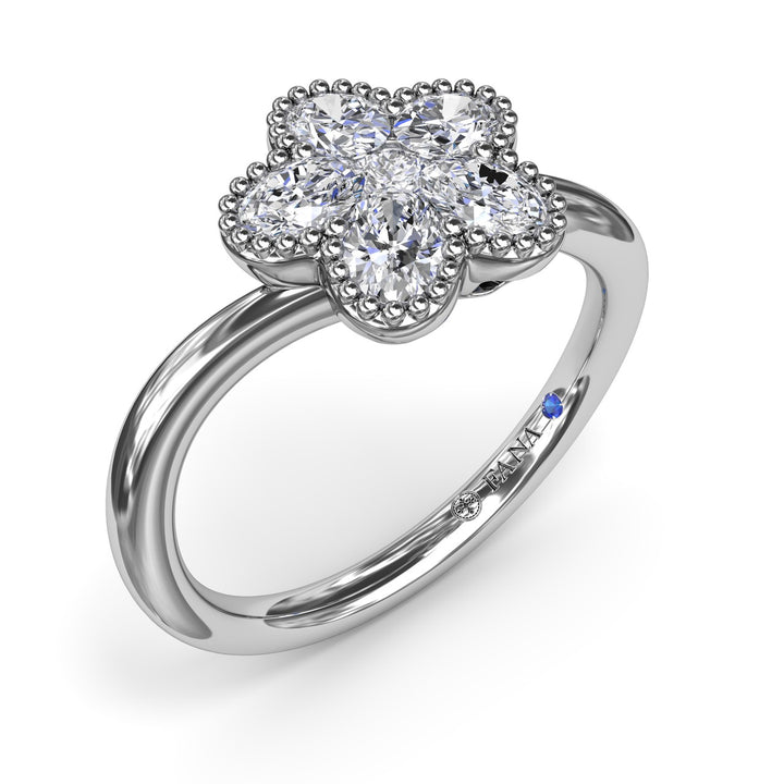 Magnolia Wave Diamond Ring