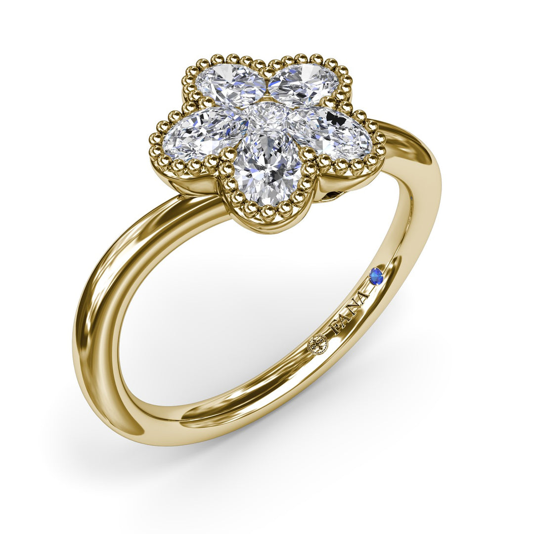Magnolia Wave Diamond Ring