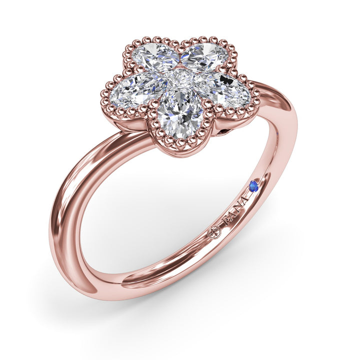 Magnolia Wave Diamond Ring