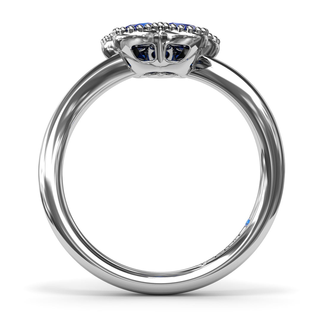 Magnolia Wave Sapphire Ring