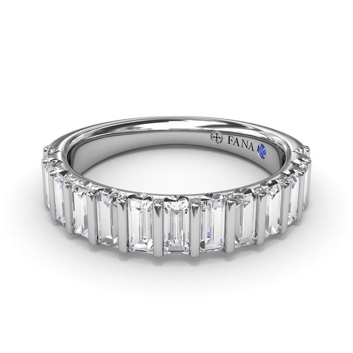 Straight Baguette Diamond Band