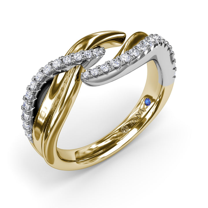 Sylk Intertwined Ring