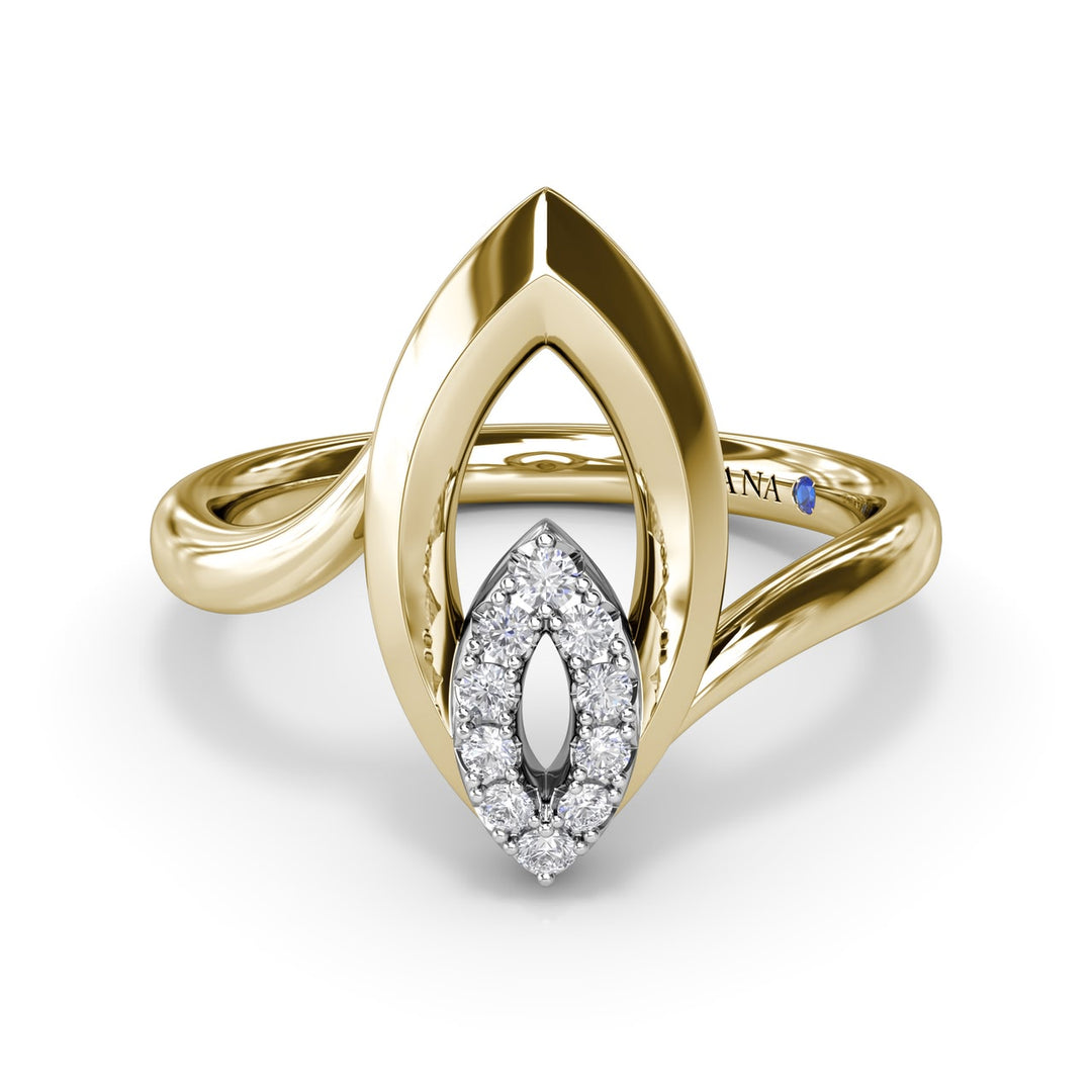 Marquise-Shaped Lynq Ring
