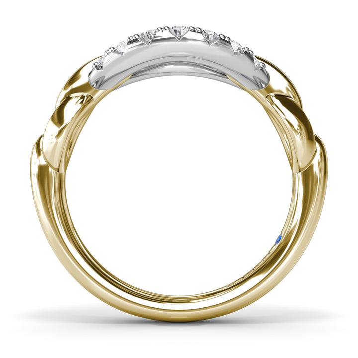 Open Marquise-Shaped Lynq Ring