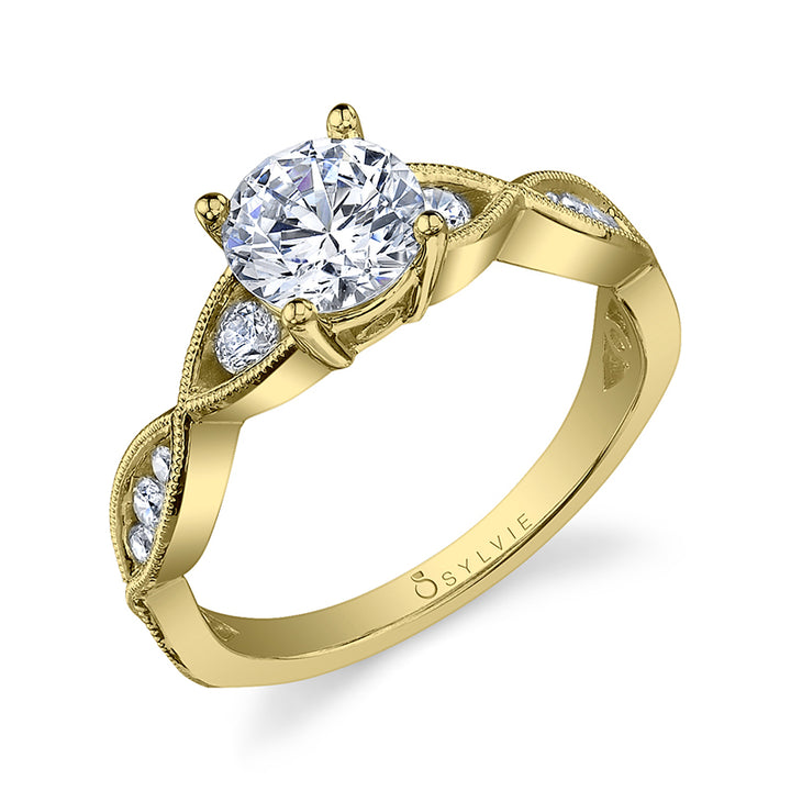 Bernadette - Round Solitaire Engagement Ring