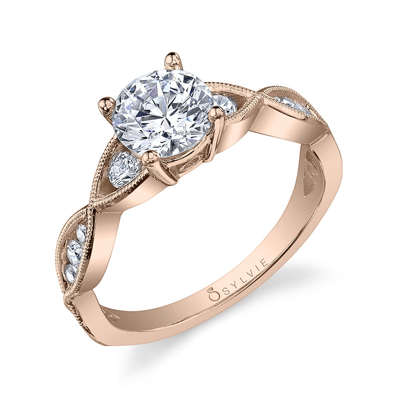 Bernadette - Round Solitaire Engagement Ring