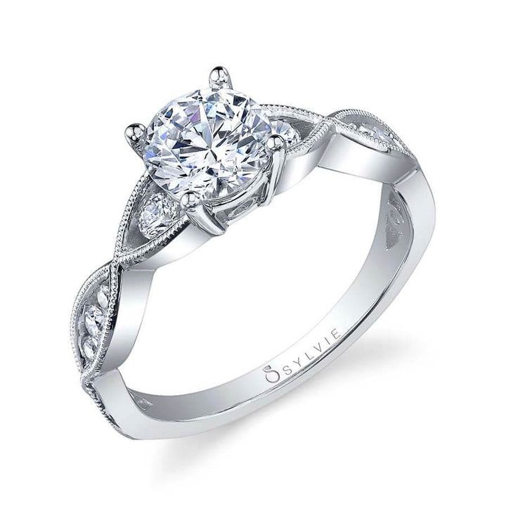 Bernadette - Round Solitaire Engagement Ring