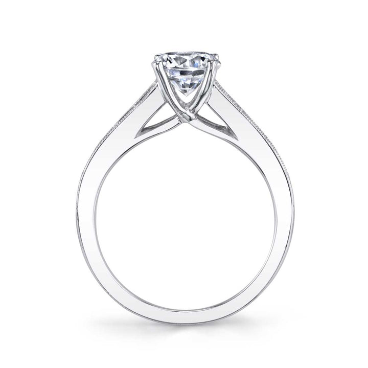 Victoria - Modern Baquette Engagement Ring