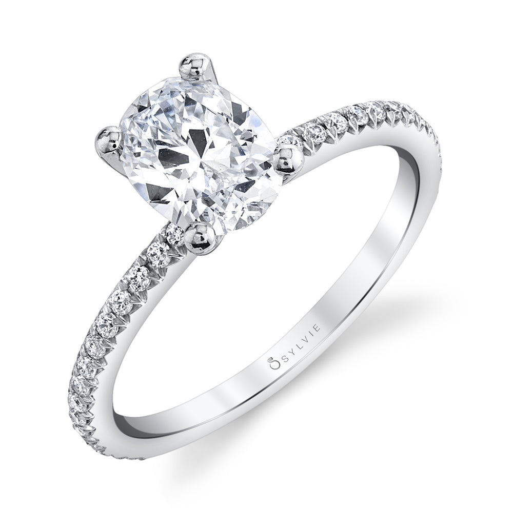 Oval Cut Classic Engagement Ring - Adorlee