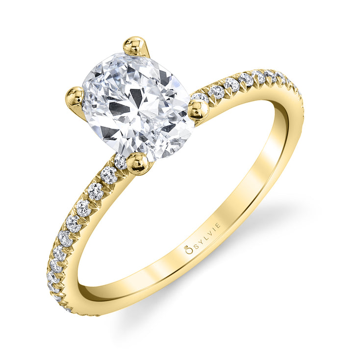 Oval Cut Classic Engagement Ring - Adorlee