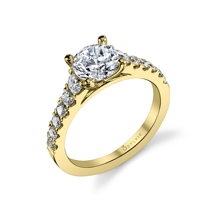 Luna - Classic Solitaire Diamond Engagement Ring