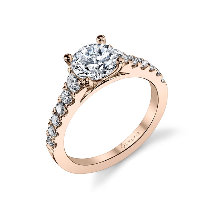Luna - Classic Solitaire Diamond Engagement Ring