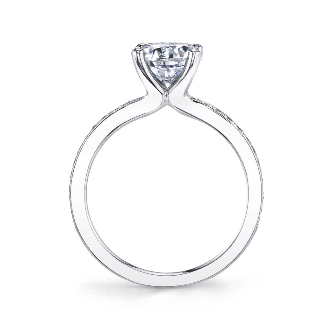 Amelie - Round Solitaire Engagement Ring