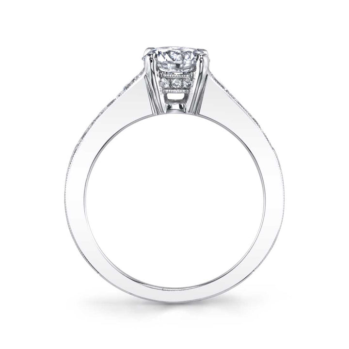 Charline - Vintage Inspired Solitaire Engagement Ring