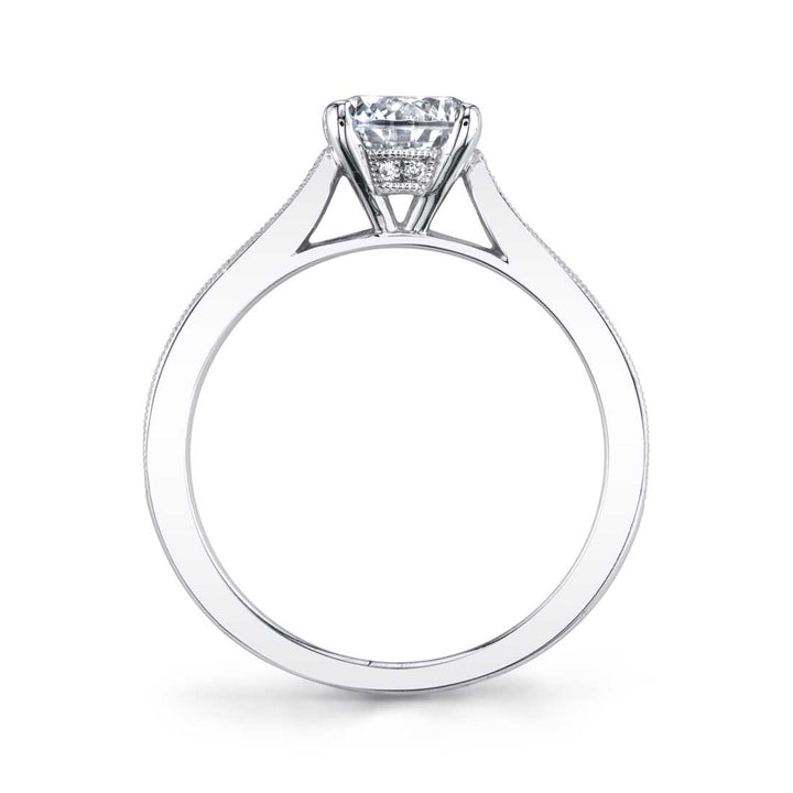 Mona - Modern Solitaire Engagement Ring