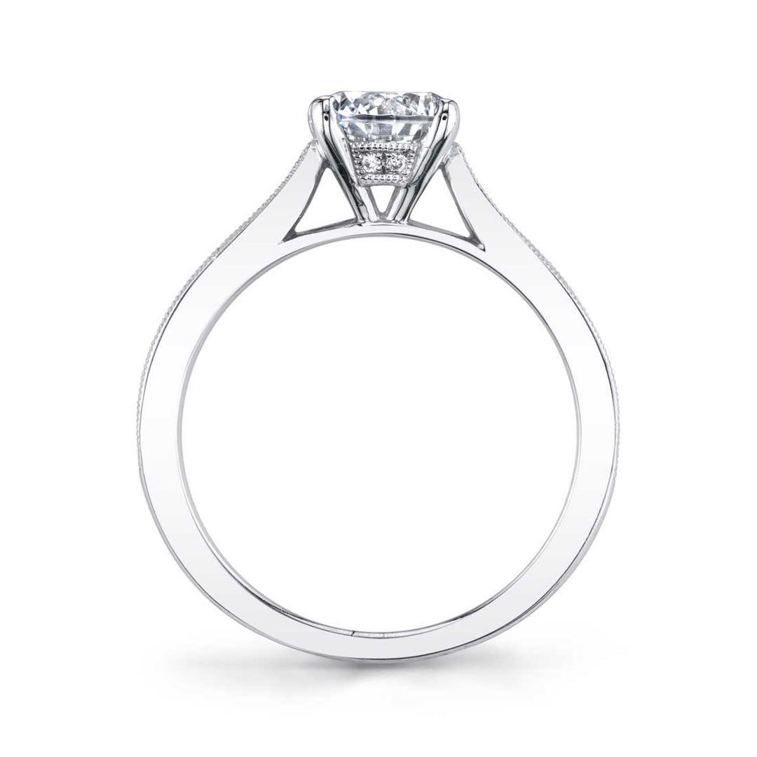 Mona - Modern Solitaire Engagement Ring