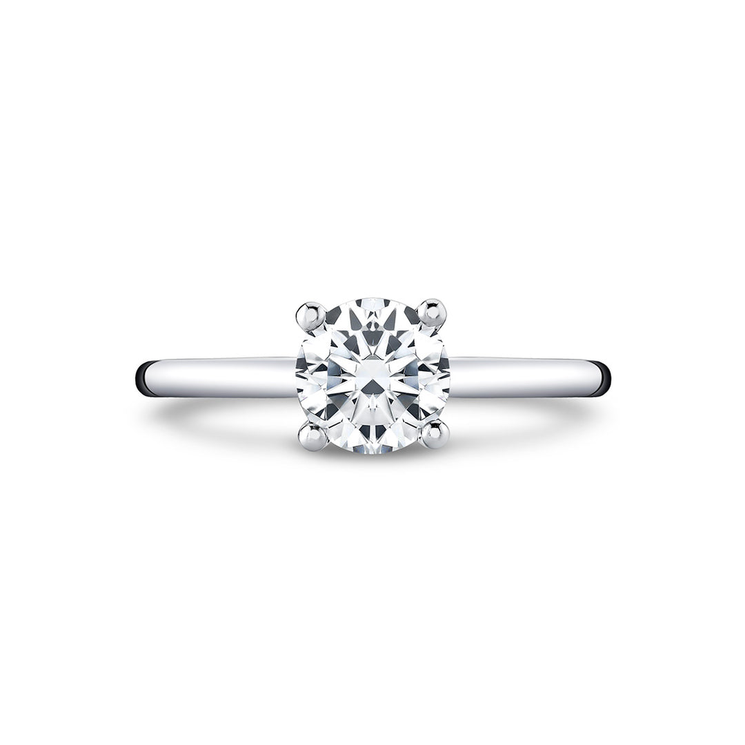 Round Cut Solitaire Engagement Ring - Amelia