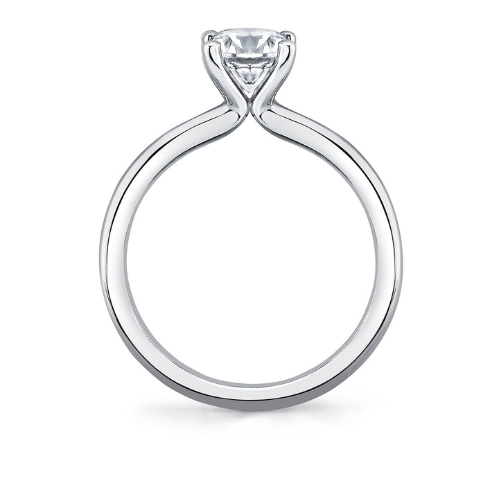 Round Cut Solitaire Engagement Ring - Amelia
