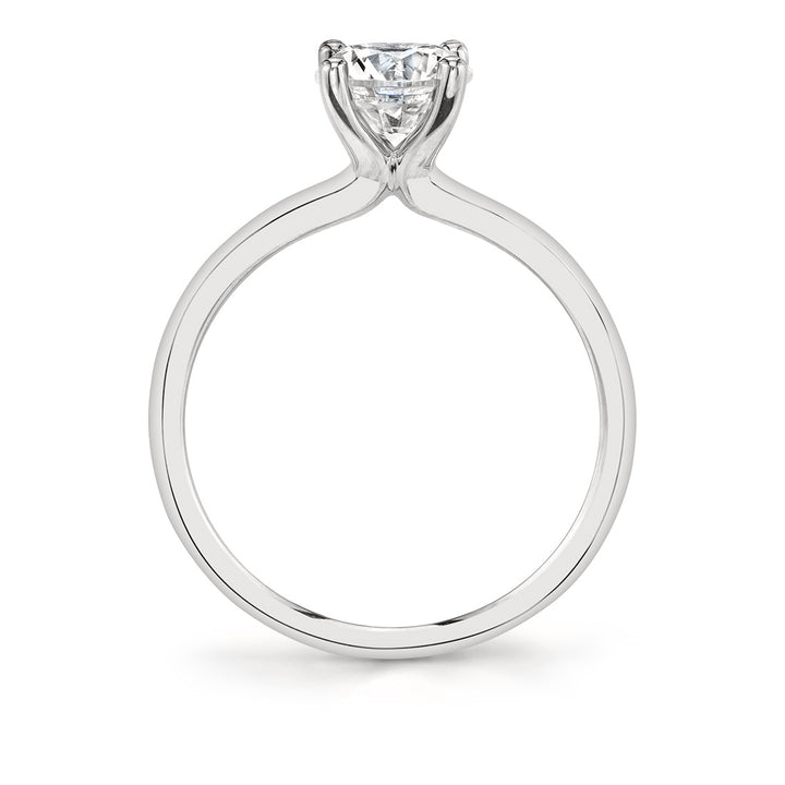Radiant Cut Solitaire Engagement Ring - Amelia