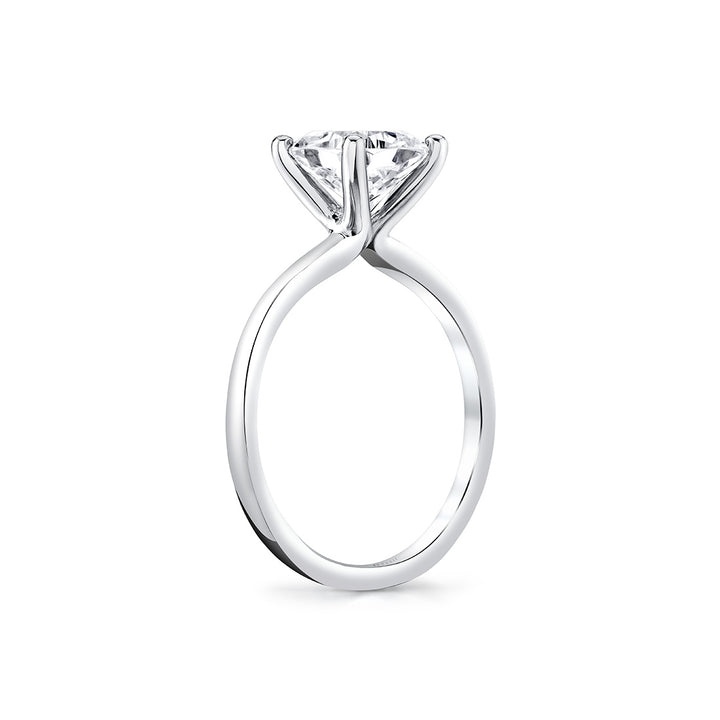 Cushion Cut Solitaire Engagement Ring - Amelia