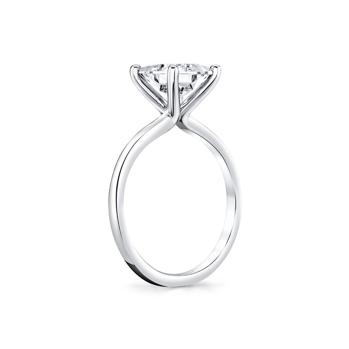Princess Cut Solitaire Engagement Ring - Amelia