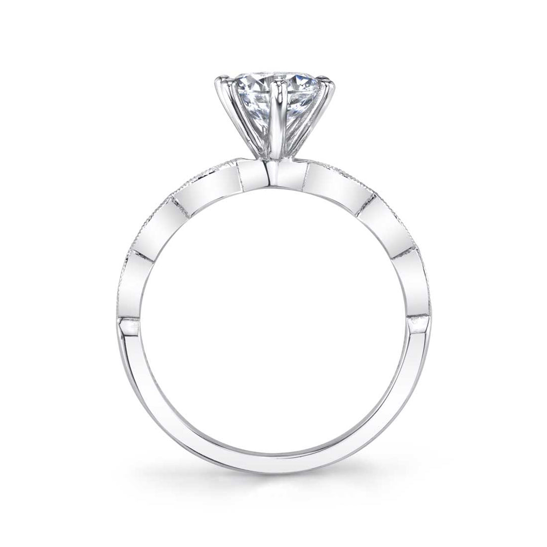 Chanelle - Round Solitaire Engagement Ring