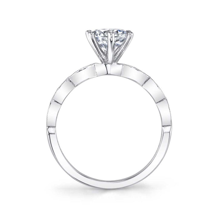Chanelle - Round Solitaire Engagement Ring