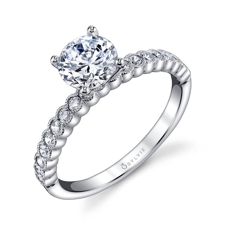 Albertine - Modern Solitaire Engagement Ring