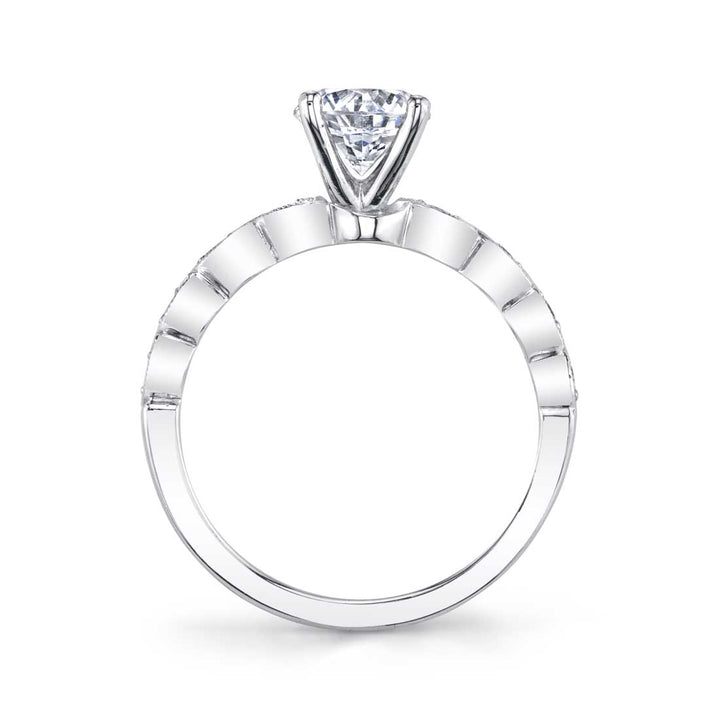 Antoinette - Round Solitaire Engagement Ring