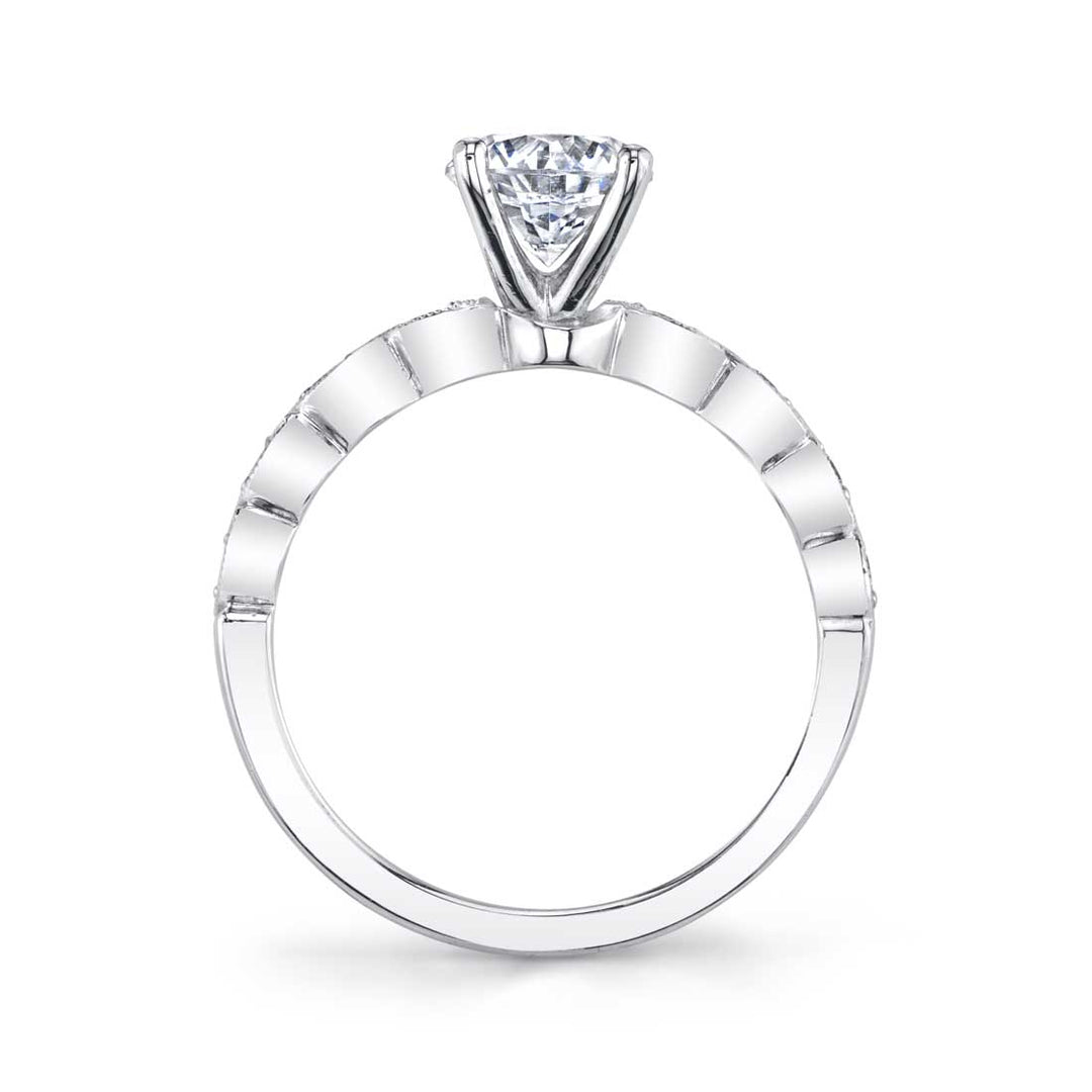 Antoinette - Round Solitaire Engagement Ring