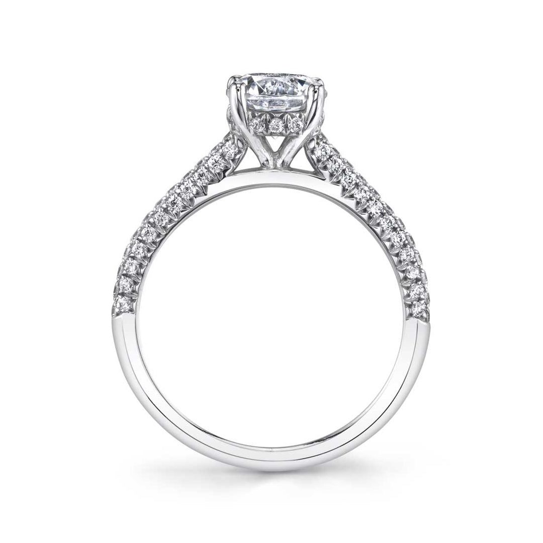 Elienor - Micro Pave Solitaire Engagement Ring