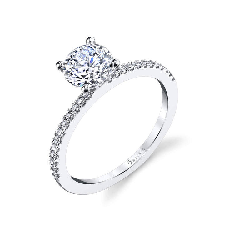 Round Solitaire Engagement Ring