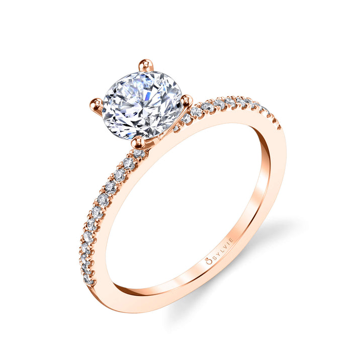 Round Solitaire Engagement Ring