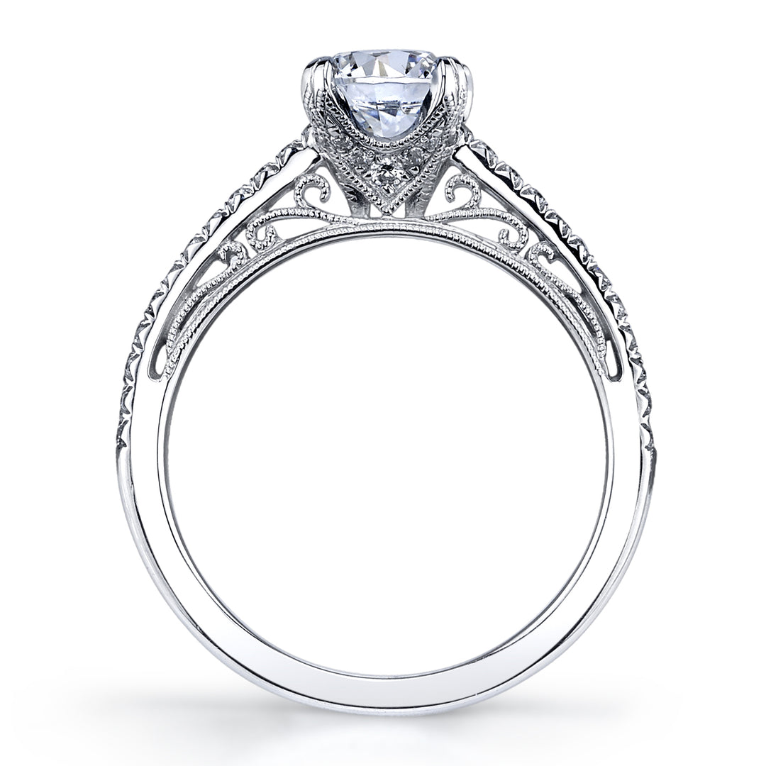 Round Cut Classic Solitaire Engagement Ring - Amorette