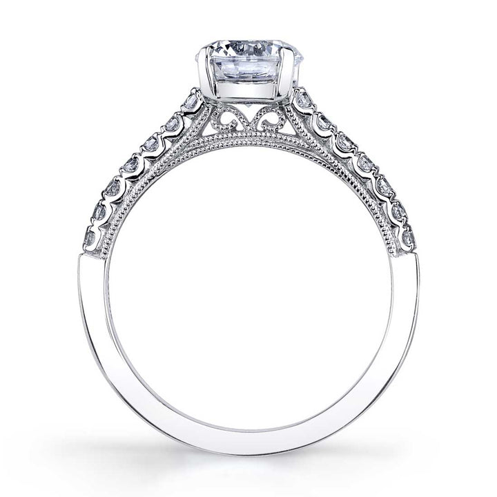 Round Cut Classic Solitaire Engagement Ring - Clara
