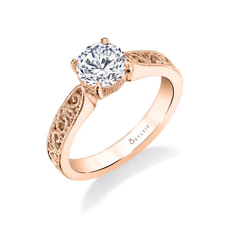 Venisa - Unique Solitaire Engagement Ring