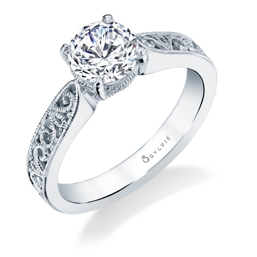 Venisa - Unique Solitaire Engagement Ring