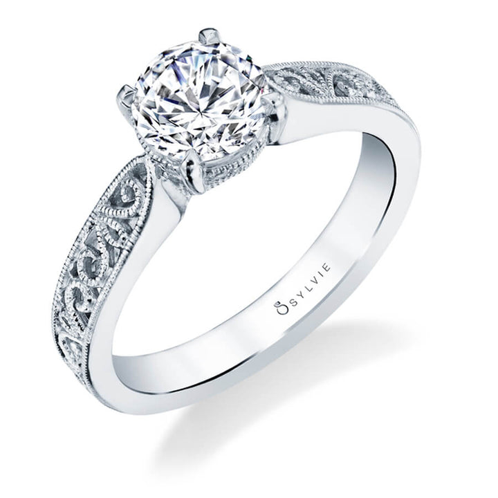 Venisa - Unique Solitaire Engagement Ring