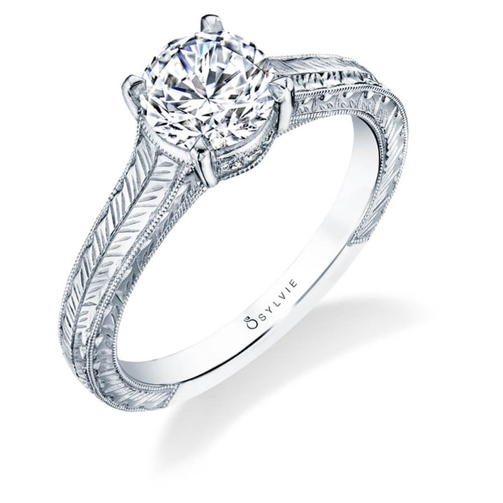 Round Solitaire Engagement Ring