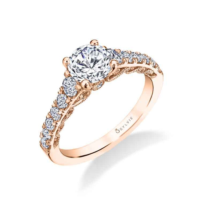 Lolita - Vintage Inspired Solitaire Engagement Ring
