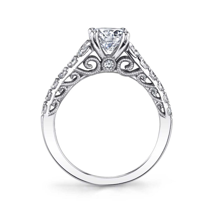 Lolita - Vintage Inspired Solitaire Engagement Ring