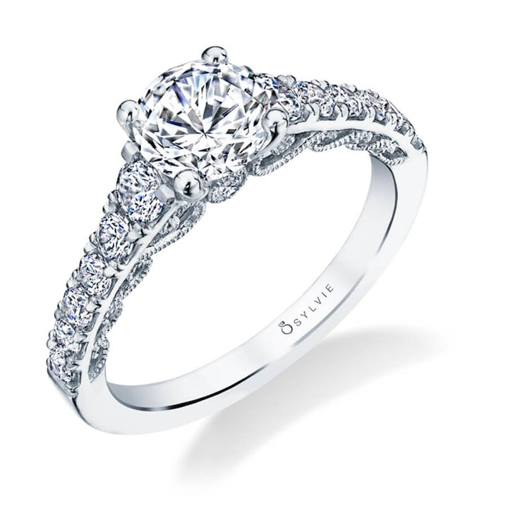 Lolita - Vintage Inspired Solitaire Engagement Ring