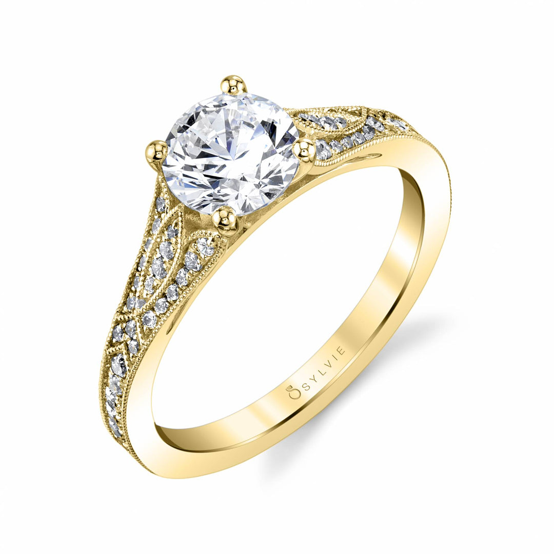 Vintage Inspired Engagement Ring